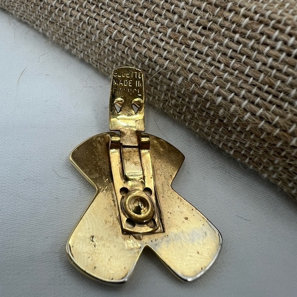 Bluette Made in France Shoe Clips Vintage - Picture 4 of 7